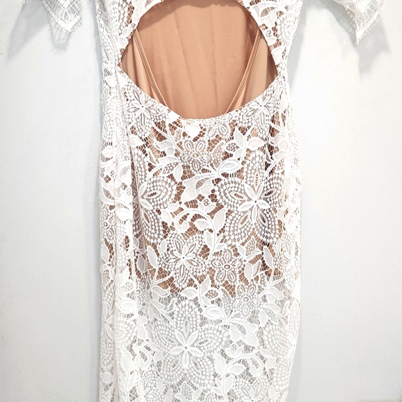 For Love and Lemons White Luna Lace Dress - Picture 10 of 10